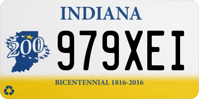 IN license plate 979XEI
