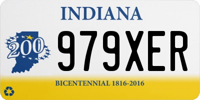 IN license plate 979XER