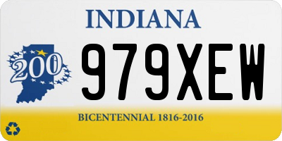 IN license plate 979XEW
