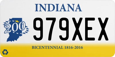 IN license plate 979XEX