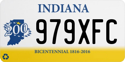IN license plate 979XFC