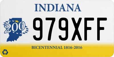 IN license plate 979XFF