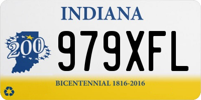 IN license plate 979XFL