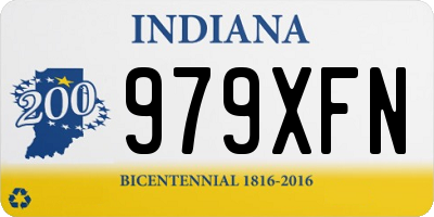 IN license plate 979XFN