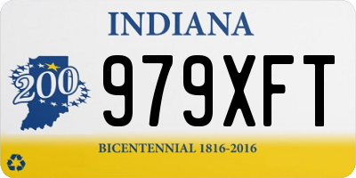 IN license plate 979XFT
