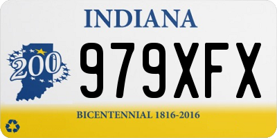 IN license plate 979XFX