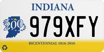 IN license plate 979XFY