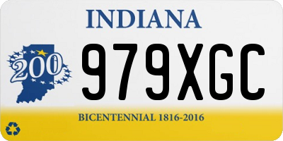 IN license plate 979XGC