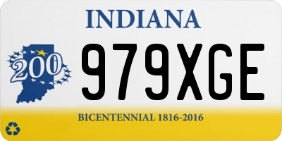 IN license plate 979XGE