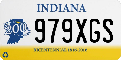 IN license plate 979XGS