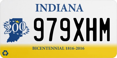 IN license plate 979XHM