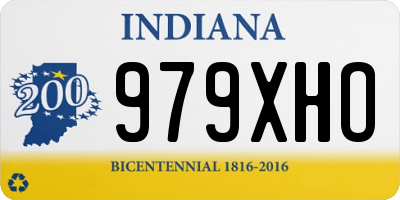 IN license plate 979XHO