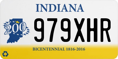 IN license plate 979XHR