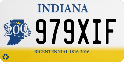 IN license plate 979XIF