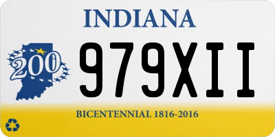 IN license plate 979XII