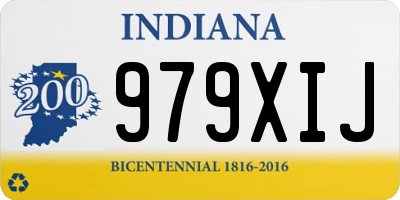 IN license plate 979XIJ