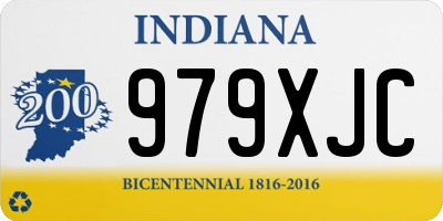 IN license plate 979XJC