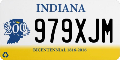IN license plate 979XJM