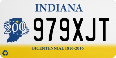 IN license plate 979XJT