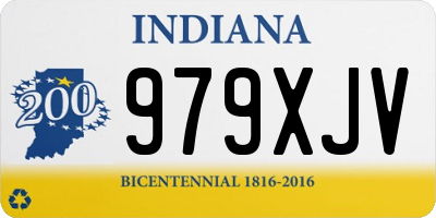 IN license plate 979XJV