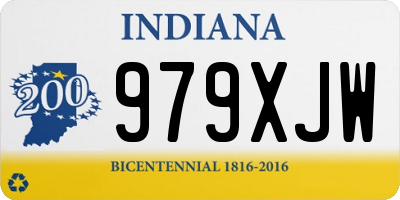 IN license plate 979XJW