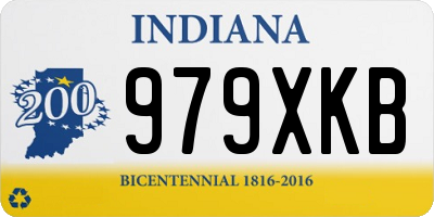 IN license plate 979XKB