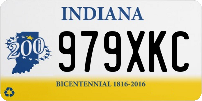 IN license plate 979XKC