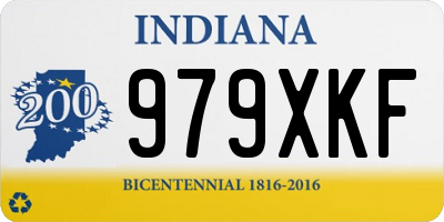 IN license plate 979XKF