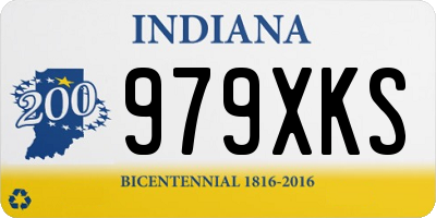 IN license plate 979XKS