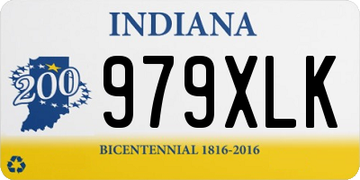 IN license plate 979XLK