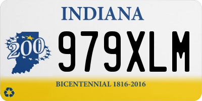 IN license plate 979XLM