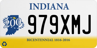 IN license plate 979XMJ