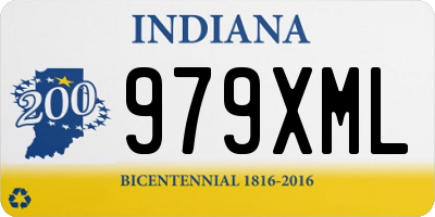 IN license plate 979XML