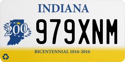 IN license plate 979XNM