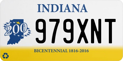 IN license plate 979XNT