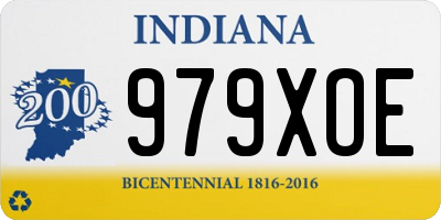 IN license plate 979XOE