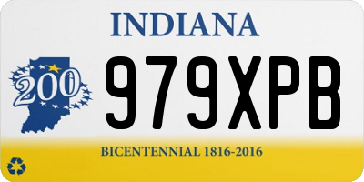 IN license plate 979XPB