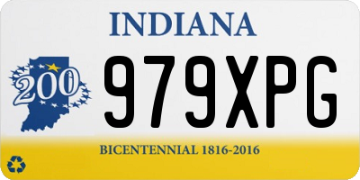 IN license plate 979XPG