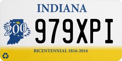 IN license plate 979XPI