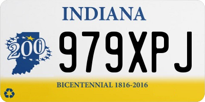 IN license plate 979XPJ