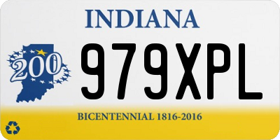 IN license plate 979XPL