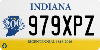 IN license plate 979XPZ