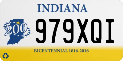 IN license plate 979XQI