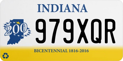 IN license plate 979XQR