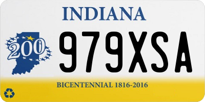 IN license plate 979XSA