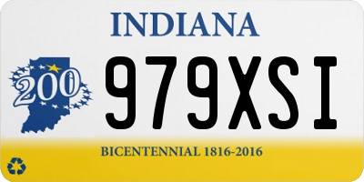 IN license plate 979XSI