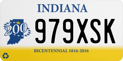 IN license plate 979XSK