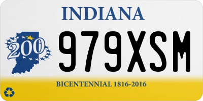 IN license plate 979XSM