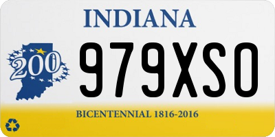 IN license plate 979XSO