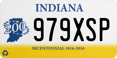 IN license plate 979XSP